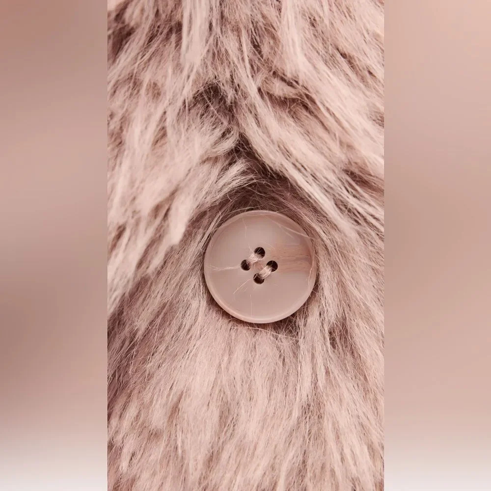 Zara faux fur coat ZW collection